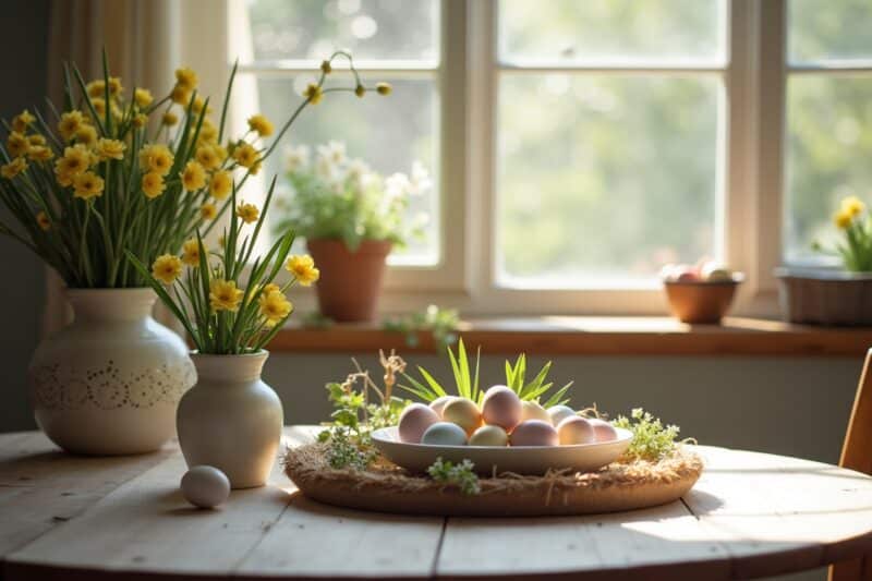 17 Osterdeko Ideen für Tisch und Fenster