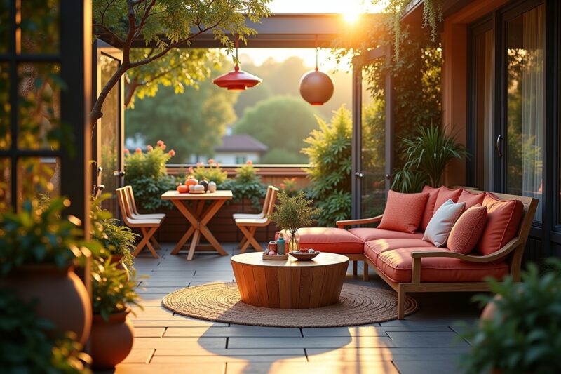 Vielfältige Sommerdeko für Outdoor Bereiche