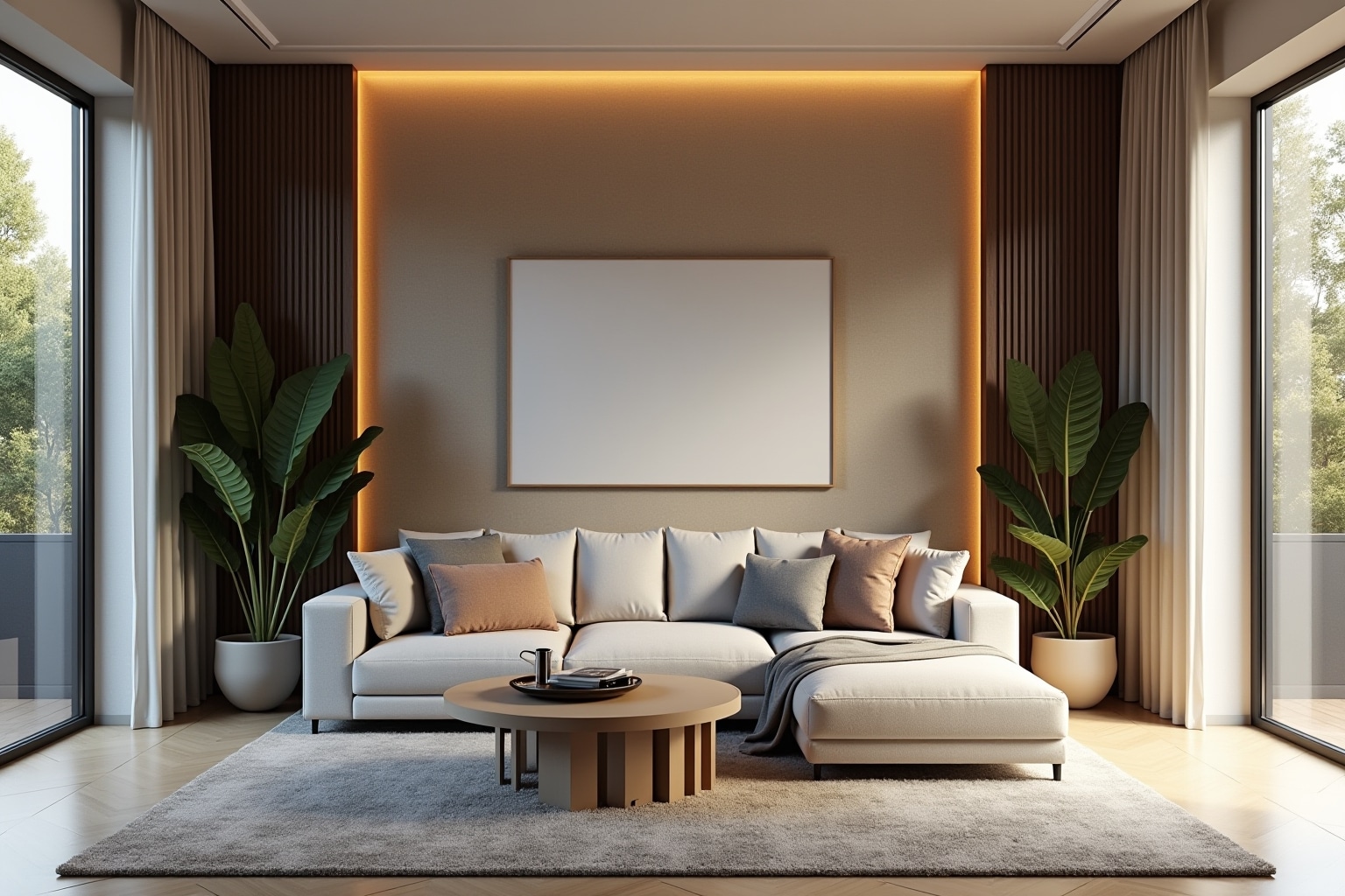 Akzentwand Ideen für Wohnzimmer Inspiration