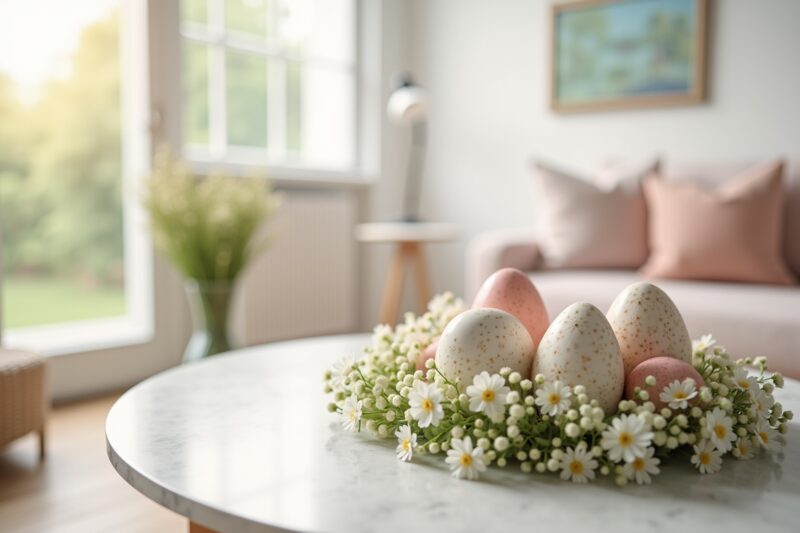 14 moderne Osterdeko für Wohnzimmer